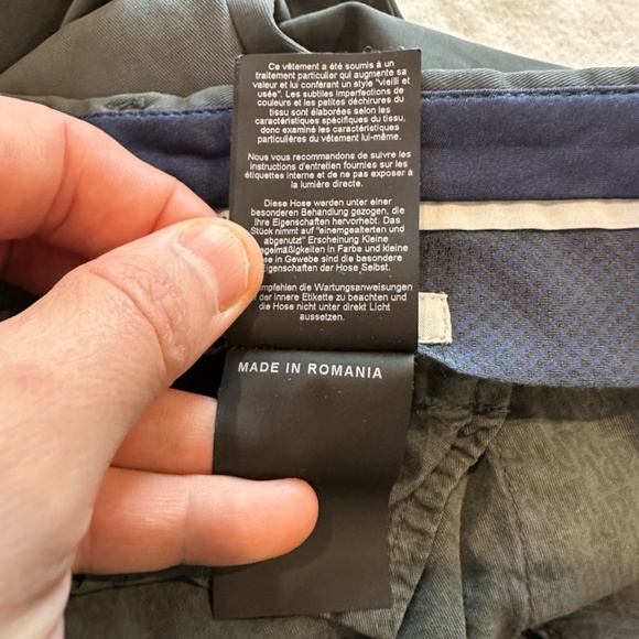 PT Torino Stretch Cotton Slim Fit Pants, Size 52 - Picture 2 of 7